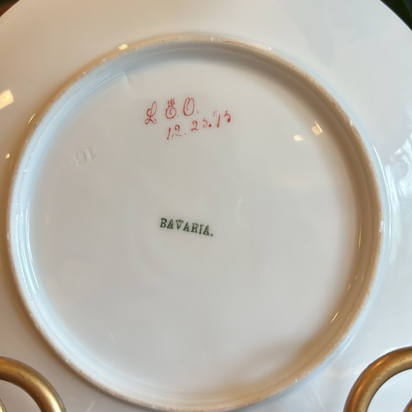 Antique Bavaria Hand Crafted Porcelain Plates - Picture 6 of 16
